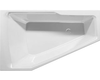 Акриловая ванна Riho Rethink Space Fall B113006005 L заполнение через перелив 170х90см белый